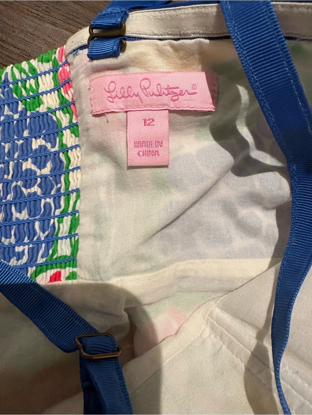 Lilly Pulitzer Cael strapless top size 12 - Picture 3 of 5